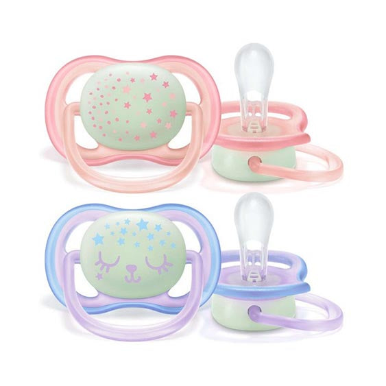 Philips Avent - 2 Chupetas - Ultra Air – NT - 0-6 M - Menina