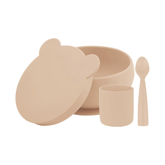 Minikoioi - Conjunto de Alimentação BLW Set I - Bubble Beige