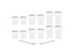 Miniland Conjunto de 12 Recipientes - Mint