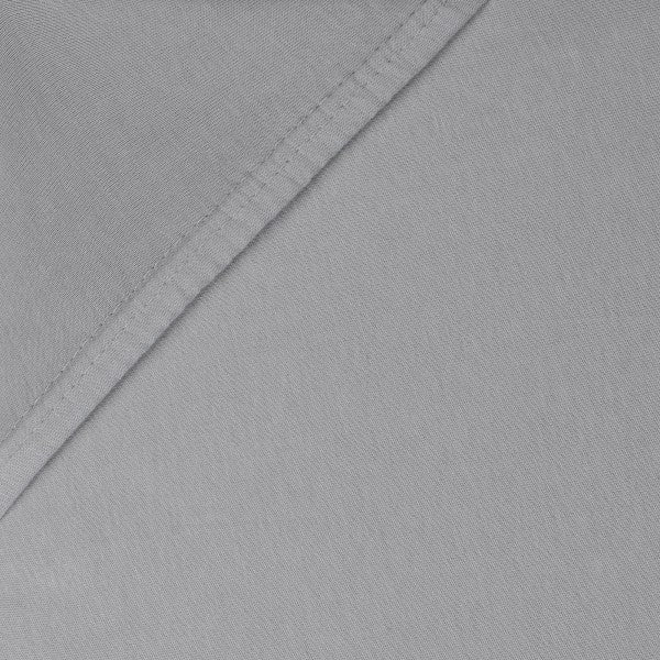 Babybay Lençol Ajustável Jersey Deluxe para modelo Original - cinza