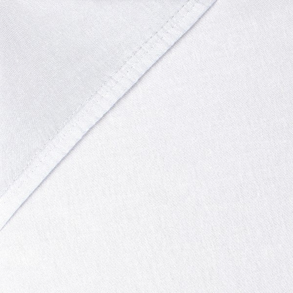 Babybay Lençol Ajustável Jersey Deluxe Algodão Orgânico para Maxi, Midi, Boxspring, Comfort e Comfort Plus - branco