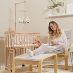 Babybay Suporte para Mobile para todos os modelos c/ barras redondas - lacado natural