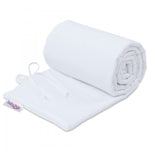Babybay Protetor de Grades Algodão Orgânico para Maxi, Boxspring, Comfort e Comfort Plus - branco