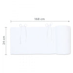 Babybay Protetor de Grades Algodão Orgânico para Maxi, Boxspring, Comfort e Comfort Plus - branco