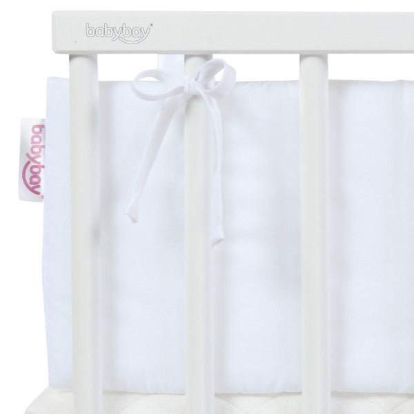 Babybay Protetor de Grades Algodão Orgânico para modelo Original - branco