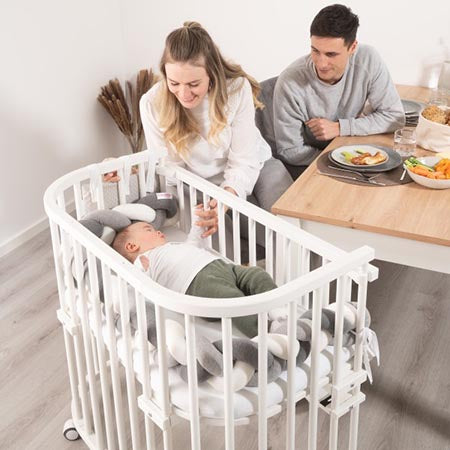 Babybay Grade Lateral Cama Co-Sleep para modelo Maxi e Boxspring - lacado branco