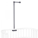 Babybay Suporte para Mobile para todos os modelos c/ barras redondas - lacado cinza pizarra