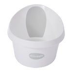 Shnuggle Banheira XL - Branca c/ encosto Cinza
