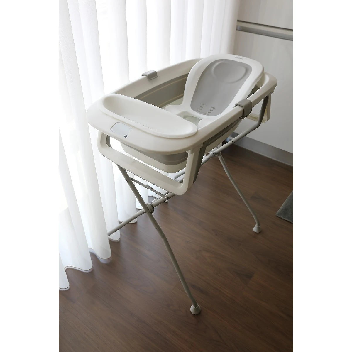 Bébécar Banheira Bebé Bath + Suporte - Cinza