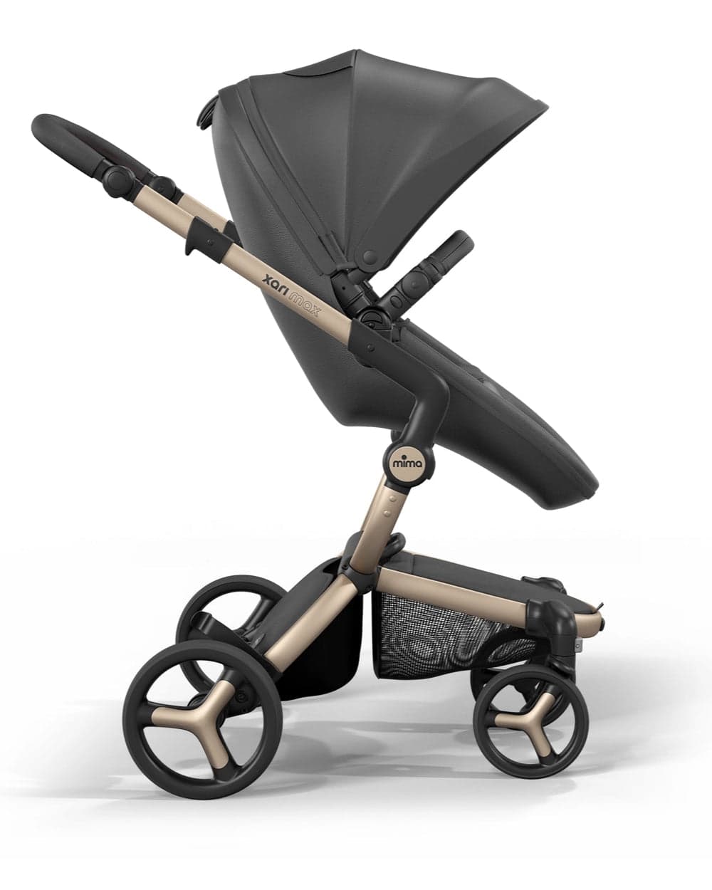 Mima Carrinho de Passeio Xari Max - Champagne/Black/Black
