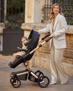 Mima Carrinho de Passeio Xari Max - Champagne/Black/Black