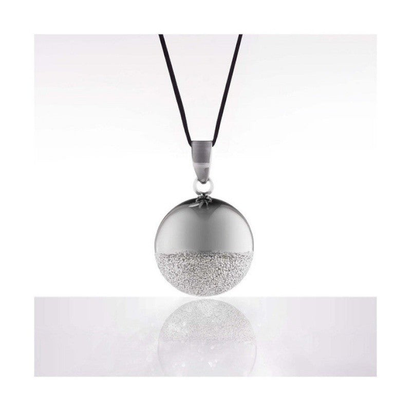 Cache Coeur Bola de Grossesse "Chamador de Anjos" - Shere/Diamond/Black rhodium
