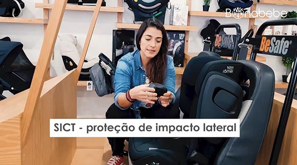 Cadeira Auto elevatória Kidfix i-Size da Britax Romer  - Jade Green dos 3.5 aos 12 anos