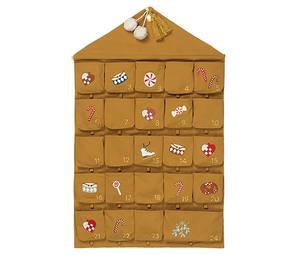 Fabelab - Calendário do Advento de Parede - Ochre