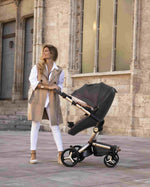 Mima Carrinho de Passeio Xari Max - Champagne/Chocolate Brown/Black