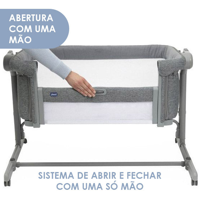 Chicco Berço Next2Me Magic Evo - Dark Grey