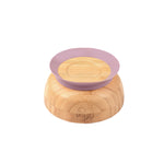 Citron Taça de Bambú c/ Ventosa e Colher - Rosa