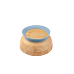 Citron Taça de Bambú c/ Ventosa e Colher - Azul