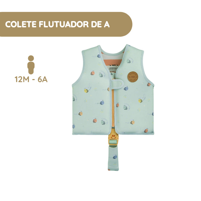 Saro Colete flutuador de aprendizagem M 3-6 anos