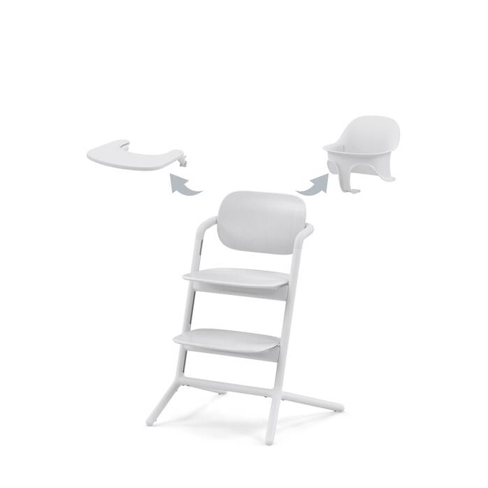Cybex Cadeira da Papa Lemo 3 em 1 -  All White