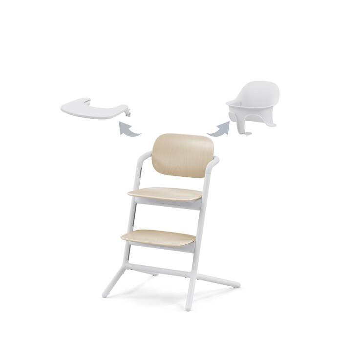 Cybex Cadeira da Papa Lemo 3 em 1 -  Sand White