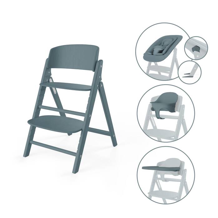 Cybex Cadeira da Papa Click & Fold 4 em 1 - Stone Blue