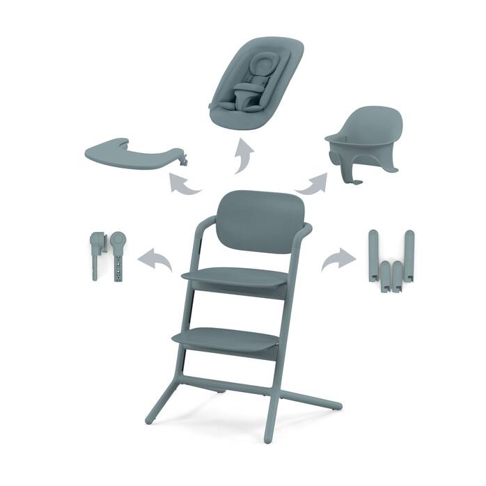 Cybex Cadeira da Papa Lemo 4 em 1 - Stone Blue