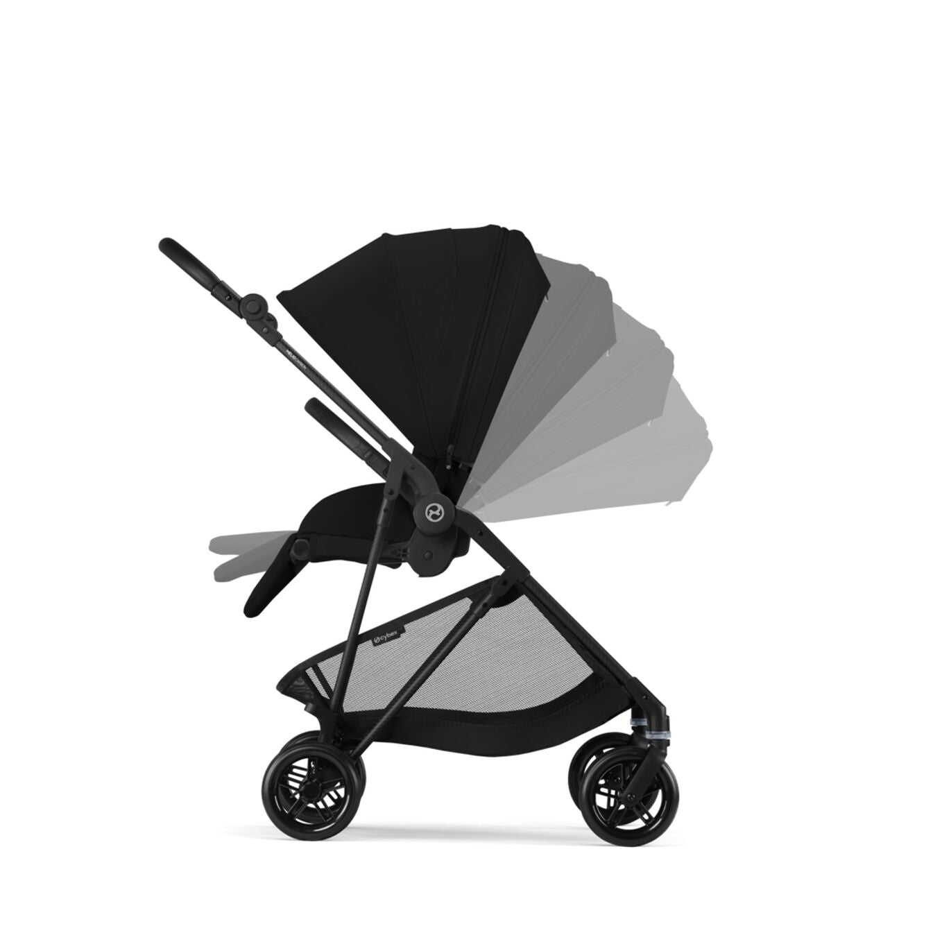 Cybex Carrinho de Bebé Melio Carbon - Magic Black