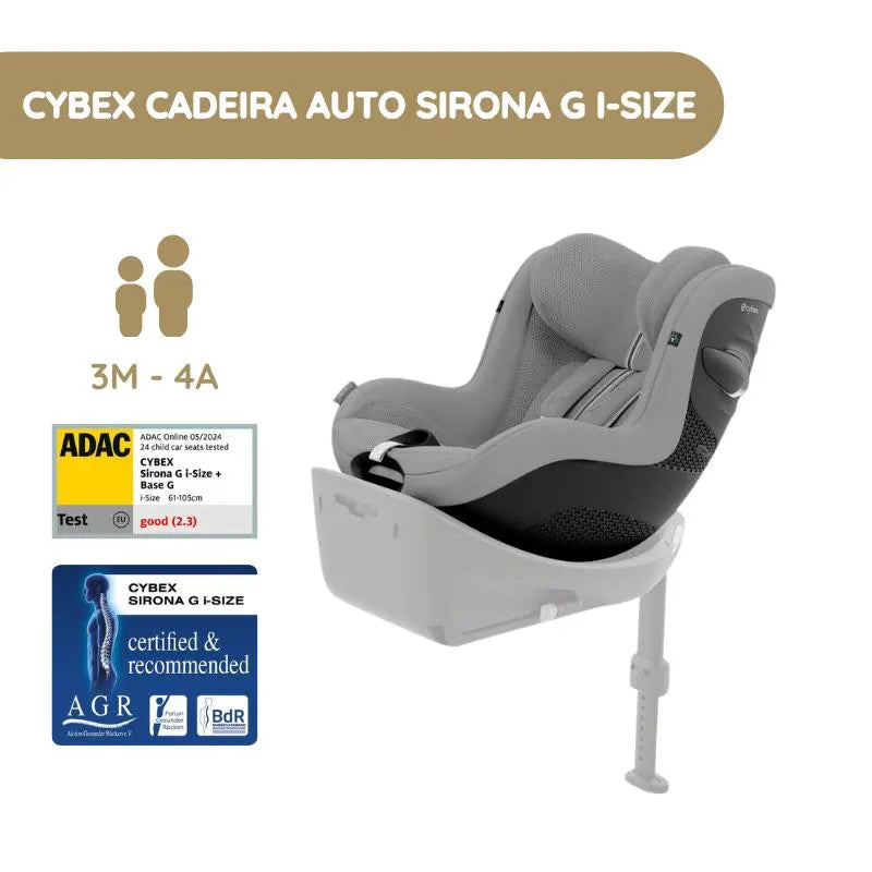 Cybex Sirona G i-Size Plus - Stone Grey