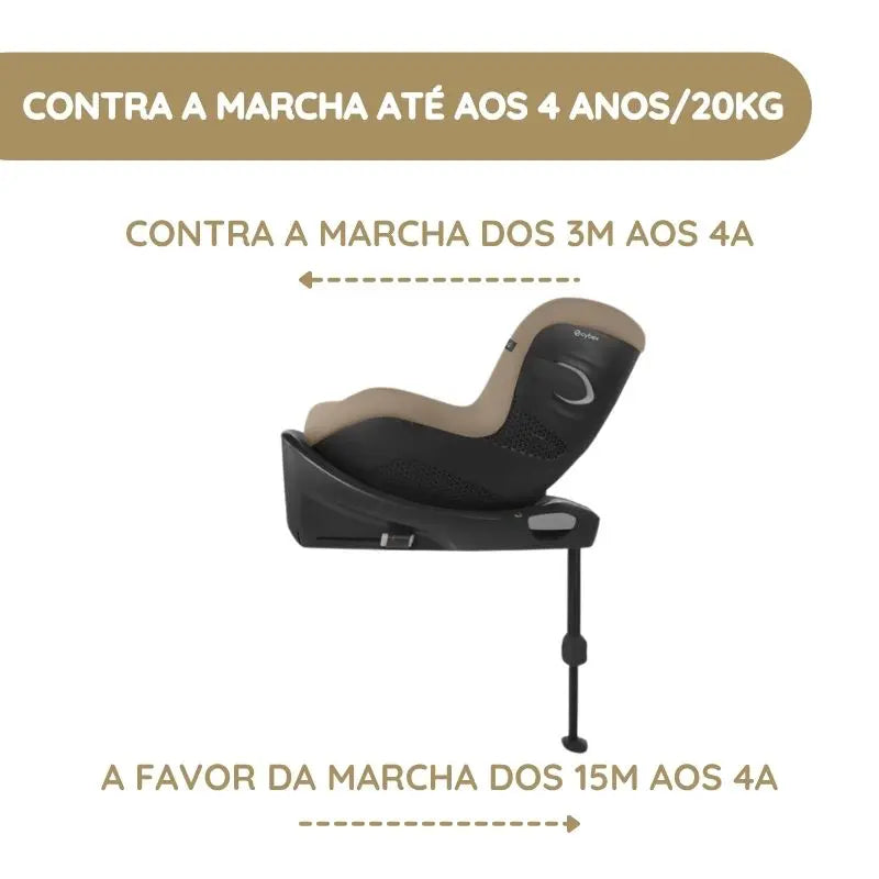 Cybex Cadeira Auto Sirona Gi i-Size - Almond Beige