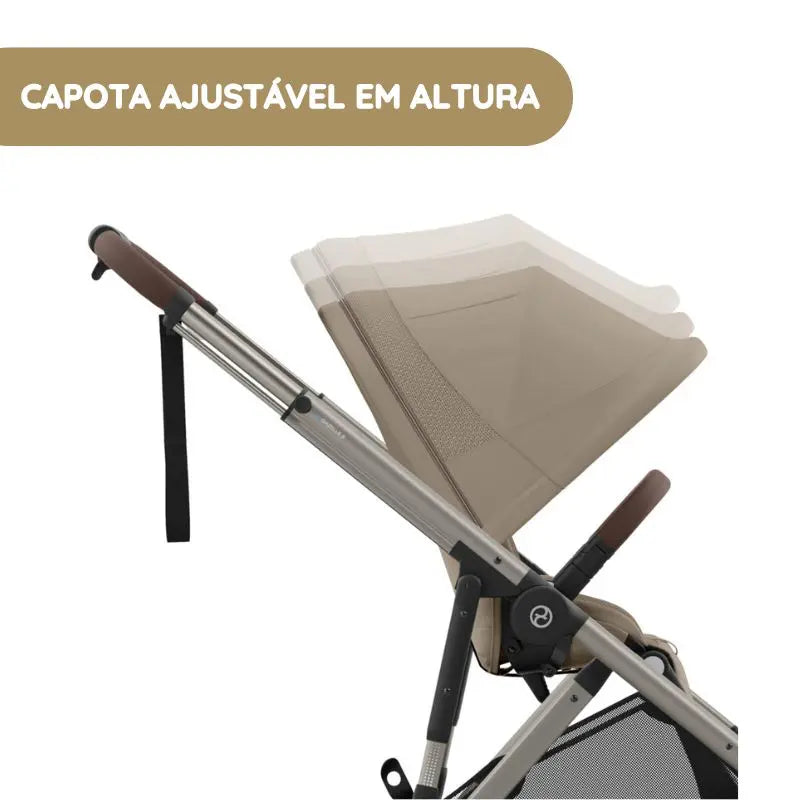 Cybex Carrinho de Bebé e-Gazelle S TPE - Seashell Beige