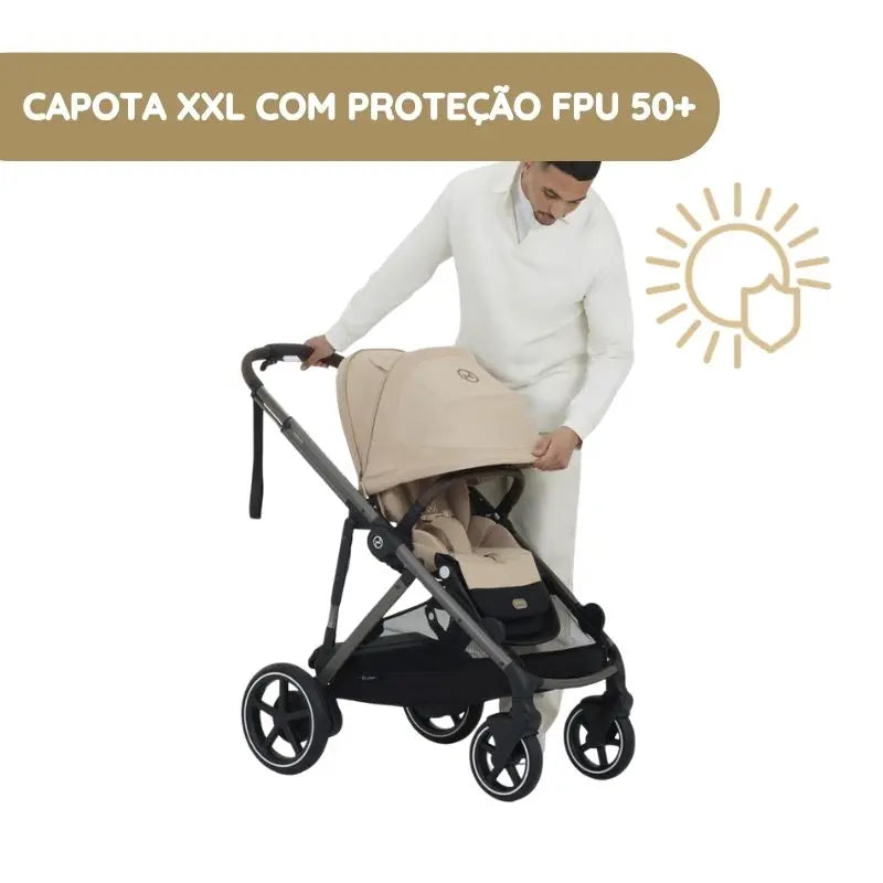 Cybex Carrinho de Bebé e-Gazelle S TPE - Stormy Blue