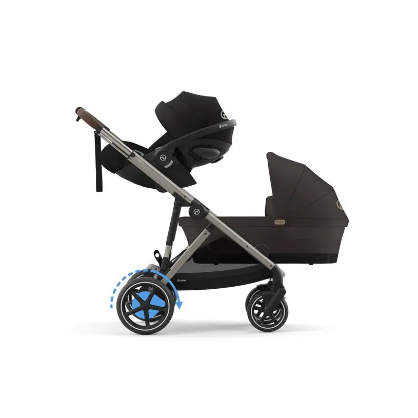 Cybex Carrinho de Bebé e-Gazelle S TPE - Chocolate Brown