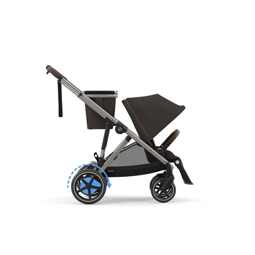 Cybex Carrinho de Bebé e-Gazelle S TPE - Chocolate Brown
