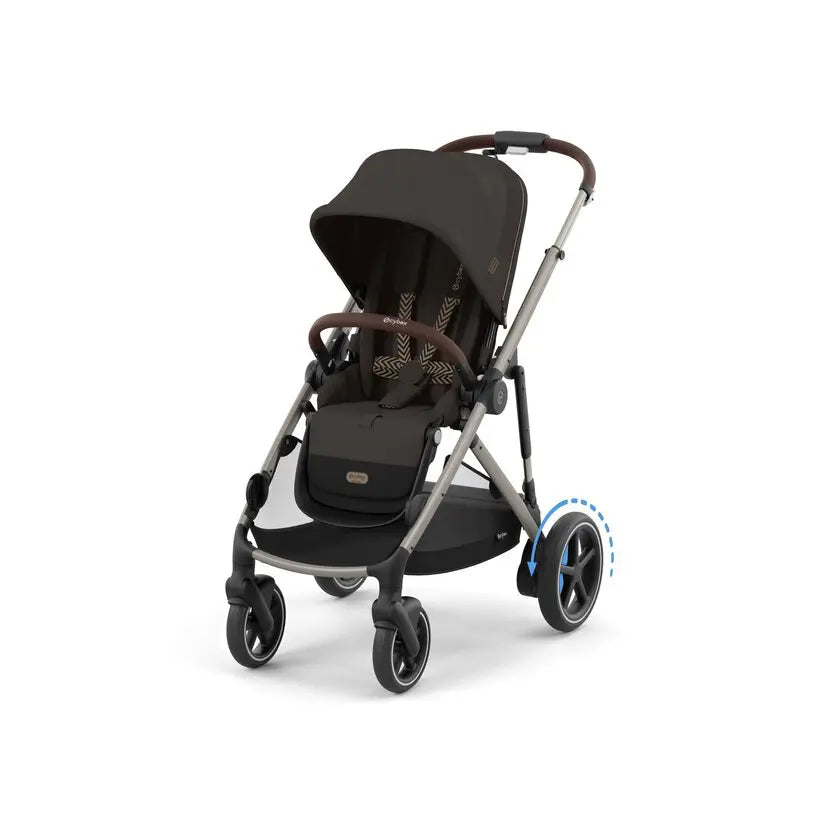 Cybex Carrinho de Bebé e-Gazelle S TPE - Chocolate Brown