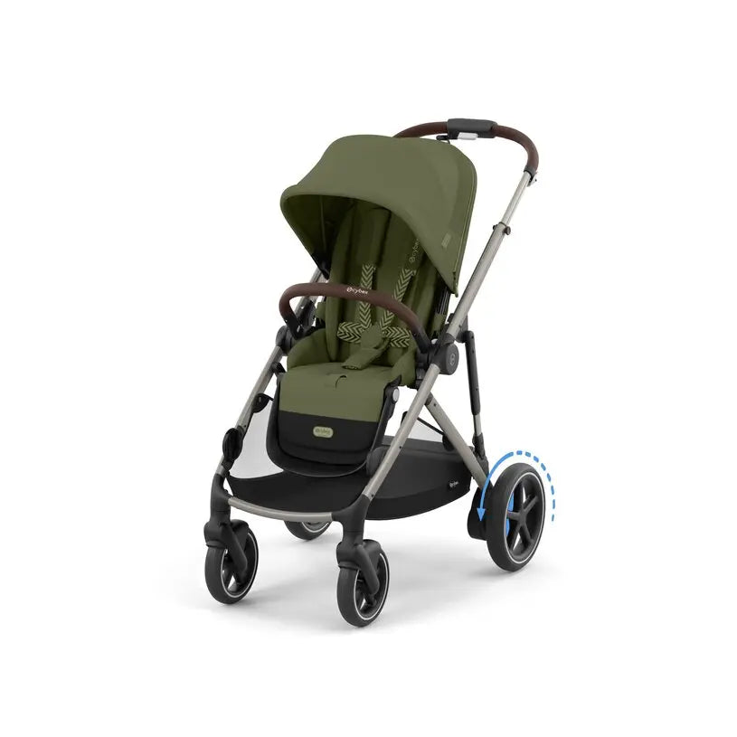 Cybex Carrinho de Bebé e-Gazelle S TPE - Moss Green