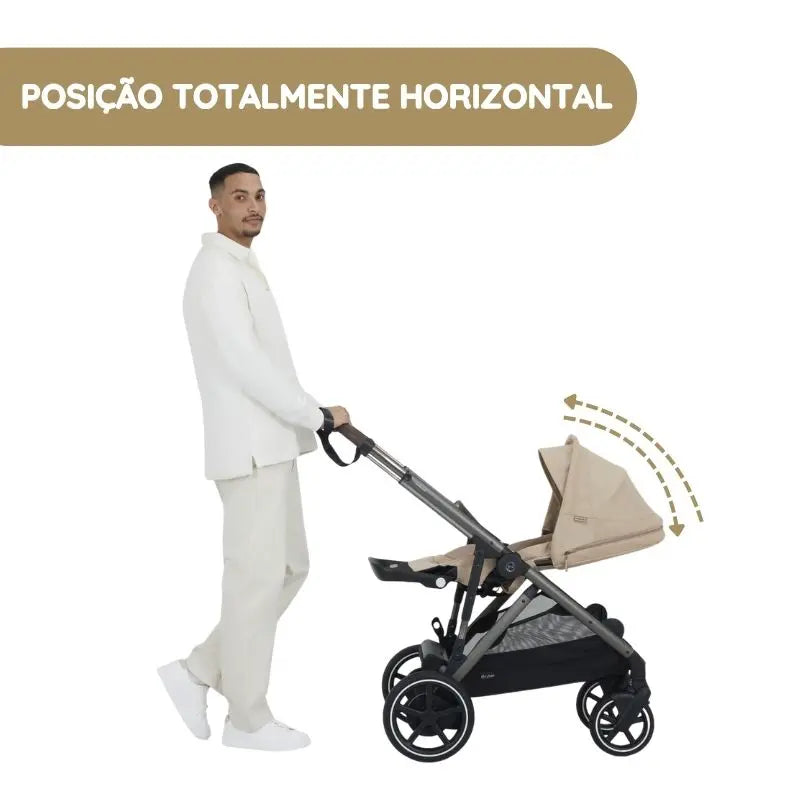 Cybex Carrinho de Bebé e-Gazelle S TPE - Stormy Blue