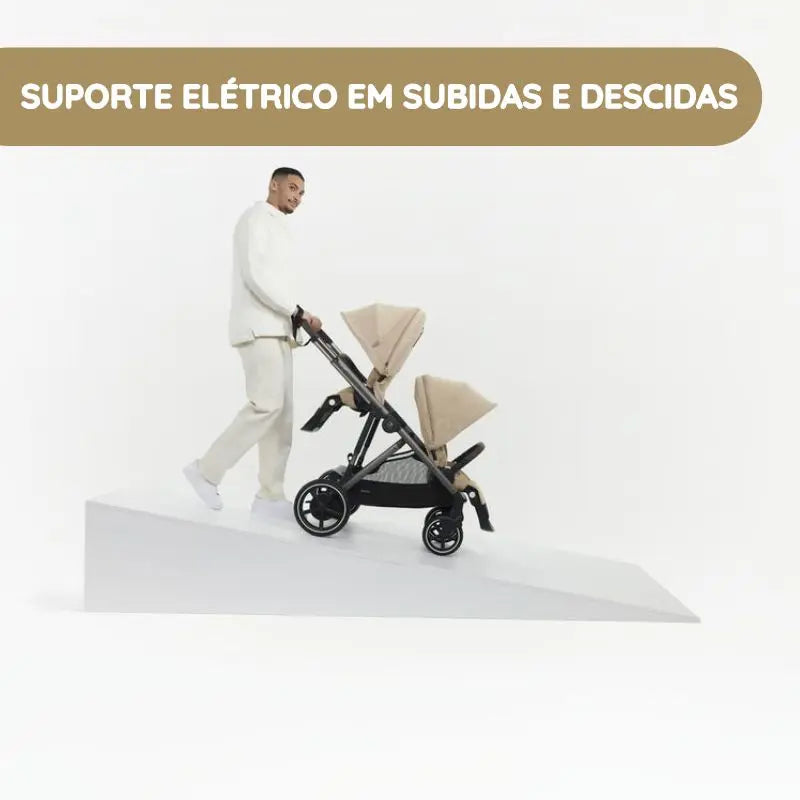 Cybex Carrinho de Bebé e-Gazelle S TPE - Stormy Blue