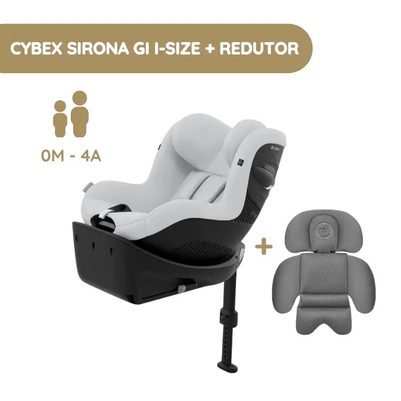 Cybex Sirona Gi i-Size + Redutor - Fog Grey