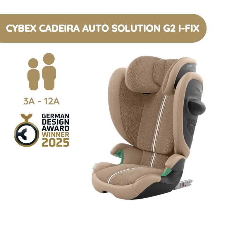 Cybex Cadeira Auto Solution G2 i-Fix Plus - Almond Beige