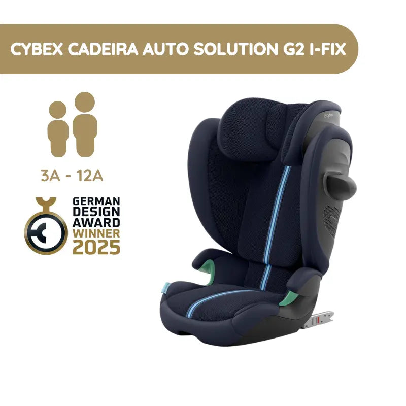 Cybex Cadeira Auto Solution G2 i-Fix Plus - Ocean Blue