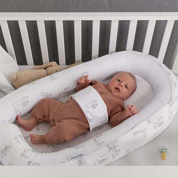 Doomoo Ninho Cocoon - Bear Family Cinza