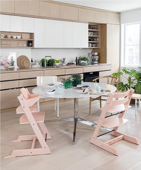 Stokke Tripp Trapp Cadeira Evolutiva (Faia) - Rosa Sereno