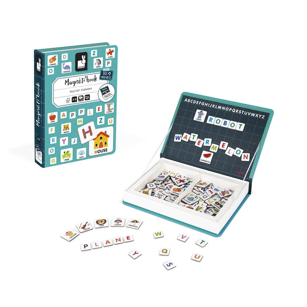 Janod Livro Magnético Alfabeto Inglês