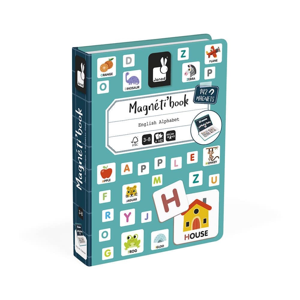 Janod Livro Magnético Alfabeto Inglês
