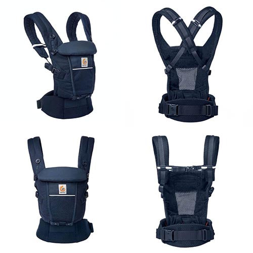 Ergobaby Adapt SoftFlex Mesh Azul Meia Noite - Mochila Portabebé