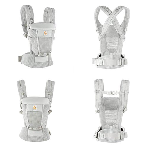Ergobaby Adapt SoftFlex Mesh Cinza Pérola - Mochila Portabebé