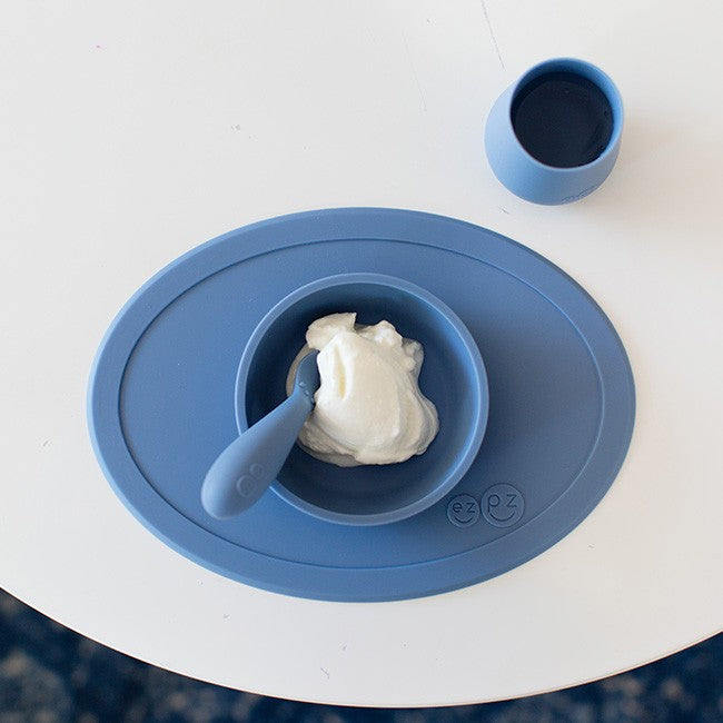 ezpz Primeiro Conjunto de Alimentação - Azul Escuro