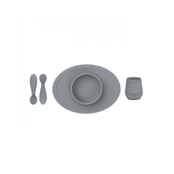 ezpz Primeiro Conjunto de Alimentação - Cinza