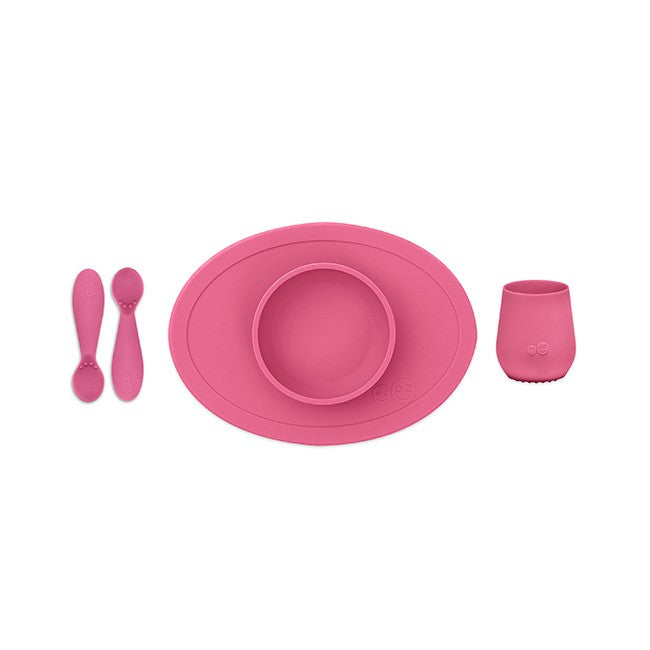 ezpz Primeiro Conjunto de Alimentação - Rosa
